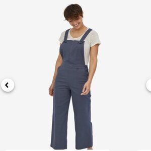 Patagonia Stand Up Cropped Overalls - Smolder Blue